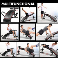 Foldable Adjustable Sit Up Abdominal Bench Press Weight Gym Ab Exercise Fitness