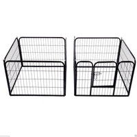 Extra Heavy Duty 8 Panel Pet Playpen Dog Cage Puppy Exercise Crate Enclosure Rabbit Fence