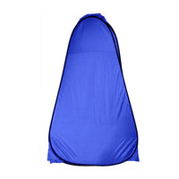 Pop Up  Portable Privacy Shower room Tent &20L Outdoor Camping Water Bag Camp Set - blue