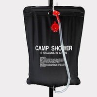 Pop Up Portable Privacy Shower room Tent &20L Outdoor Camping Water Bag Camp Set - green