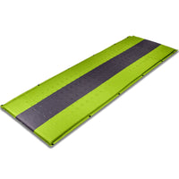 Self Inflating Mattress Sleeping Pad Mat Air Bed Camping Camp Hiking Joinable - green