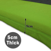 Self Inflating Mattress Sleeping Pad Mat Air Bed Camping Camp Hiking Joinable - green