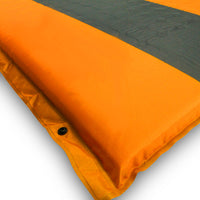 Self Inflating Mattress Sleeping Pad Mat Air Bed Camping Camp Hiking Joinable - orange