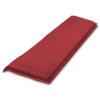 Self Inflating Mattress Sleeping Suede Mat Air Bed Camping Camp Hiking Joinable - red