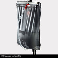 20L Craig Camp Shower Bag Solar Heated Water Pipe