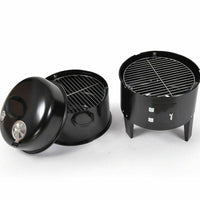 NEW 3in1 Portable Charcoal Vertical Smoker BBQ Roaster Grill Steel Water Steamer