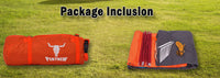 2 Person Portable Outdoor Lightweight Cycling Hiking Backpacking Camping Waterproof Tent - Orange