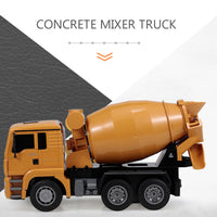 1/18 RC Engineering Construction Concrete Cement Mixer Truck Remote Control Toy Kids Gift