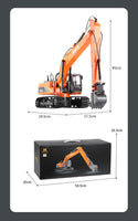 1/14 15CH RC Alloy Long Arm Excavator Construction Engineering Vehicle Toy