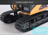 1/14 16CH RC Broken Drill Drilling Excavator Construction Vehicle Toy Gift