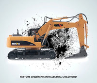 1/14 16CH RC Broken Drill Drilling Excavator Construction Vehicle Toy Gift