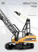 RC CRANE 1:14 2.4Ghz Construction Tower Excavator Truck Toy Kids Boys Gift