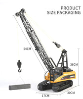 RC CRANE 1:14 2.4Ghz Construction Tower Excavator Truck Toy Kids Boys Gift