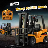 1/10 RC 8CH ForkLift Excavator Industrial Construction Engineering Vehicle Truck Kids Adult Toys alloy