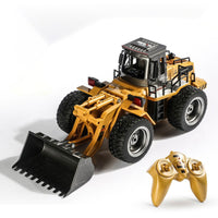 1/18 6CH RC Alloy Construction Loader Bulldozer Engineering Vehicle Toy