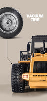 1/18 6CH RC Alloy Construction Loader Bulldozer Engineering Vehicle Toy