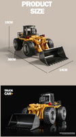 1/18 6CH RC Alloy Construction Loader Bulldozer Engineering Vehicle Toy