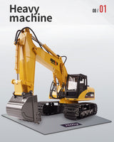 1/14 15CH RC Alloy Excavator Construction Engineering Vehicle Digger Toy Gift