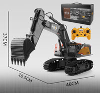 1/14 22CH RC Alloy Excavator Construction Engineering Vehicle Toy Gift