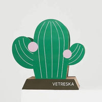 Vetreska Cat Kitten Scratcher Tree Cat Climbing Scratching Board Gym Cactus