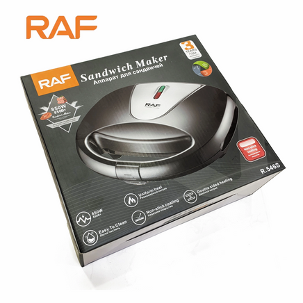 Sandwich Maker 4 Slice Stainless Steel Top & Dual Heating