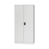 Two-Door Shelf Office Gym Filing Storage Locker Cabinet Safe