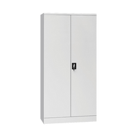 Two-Door Shelf Office Gym Filing Storage Locker Cabinet Safe