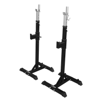 Squat Rack Stand Pair Bench Press Weight Lifting Barbell