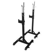 Squat Rack Stand Pair Bench Press Weight Lifting Barbell