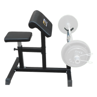 Preacher Curl Bench Weights Commercial Bicep Arms