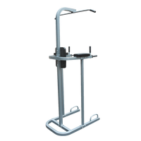 AB Power Tower Dip Chin Push Up Home Gym MultiStation