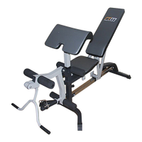 FID Flat Incline Decline Bench Press w/ Leg Extension