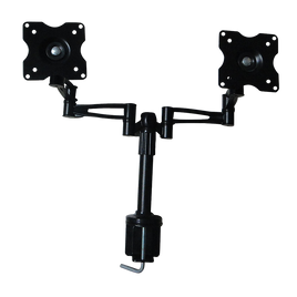 Two-Screen 10-25" Desk Monitor TV Plasma LED LCD Work Mount