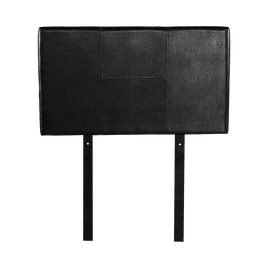 PU Leather Single Bed Headboard Bedhead - Black