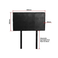 PU Leather Single Bed Headboard Bedhead - Black