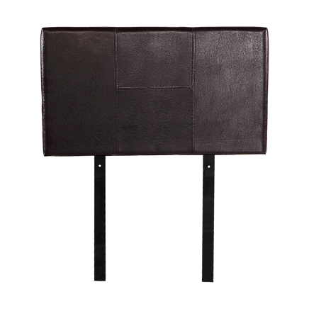 PU Leather Single Bed Headboard Bedhead - Brown