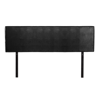 PU Leather King Bed Headboard Bedhead - Black
