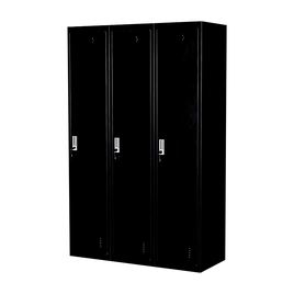 Three-Door Side by Side Office Gym Shed Storage Locker