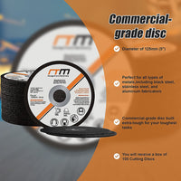 125mm 5" Cutting Disc Wheel for Angle Grinder x100