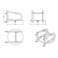 Speedball with Wall Frame – Boxing Punching Bag Training Set for Home Gym