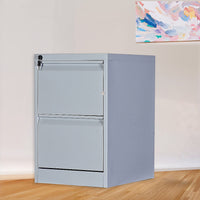 2-Drawer Shelf Office Gym Filing Storage Locker Cabinet