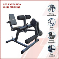 Leg Extension Curl Machine – Adjustable Home Gym Quad & Hamstring Workout Bench