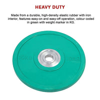 10KG PRO Olympic Rubber Bumper Weight Plate