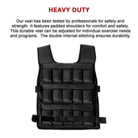 30Kg Adjustable Weighted Training Vest