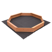 Kids Sand Pit Large Octagonal Wooden Sandpit