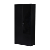 Two-Door Shelf Office Gym Filing Storage Locker Cabinet Safe