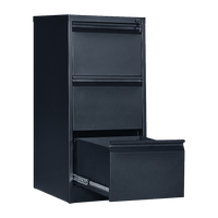 3-Drawer Shelf Office Gym Filing Storage Locker Cabinet