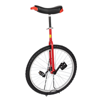 24 Inch Pro Circus Unicycle for Performance Training Indoor Show Use