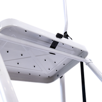 Foldable Non Slip 4 Step Steel Ladder