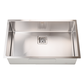 810x505mm Handmade 1.5mm Stainless Steel Undermount / Topmount Kitchen Sink with Square Waste